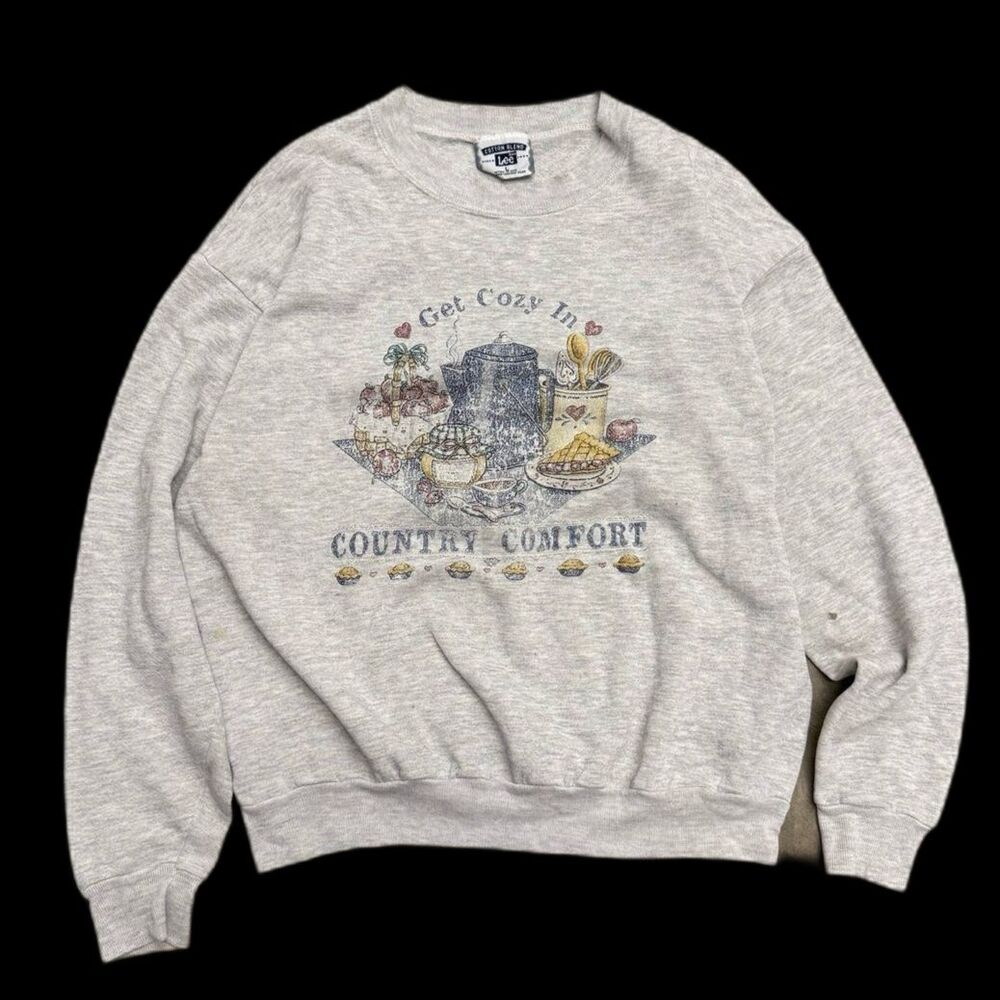 Vintage Country comfort distressed graphic sweatshirt